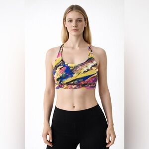 Lululemon Colorful Sports Bra | Size 4 | Built-In Padding